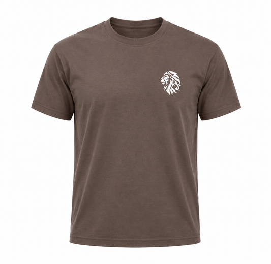 Basic Lion T-Shirt – Brown