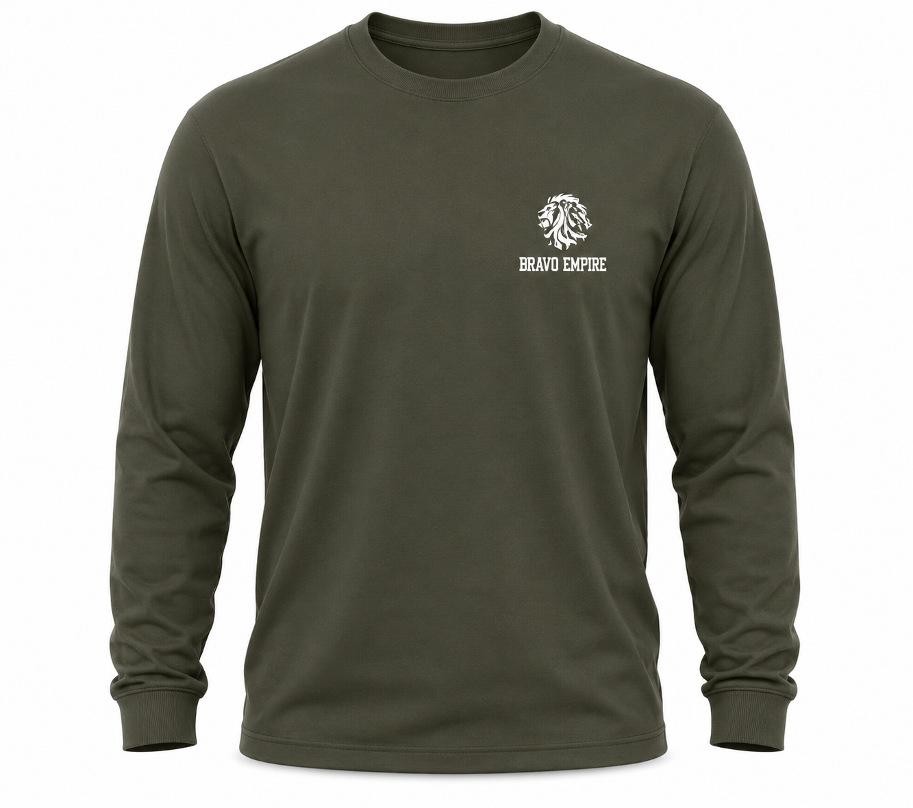 Bravo Empire Long Sleeve T-Shirt – Olive Green