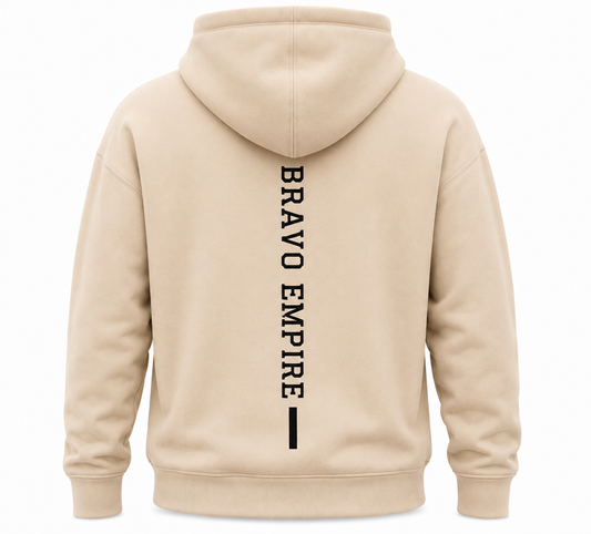 Bravo Empire Premium Pullover Hoodie – Sand Beige