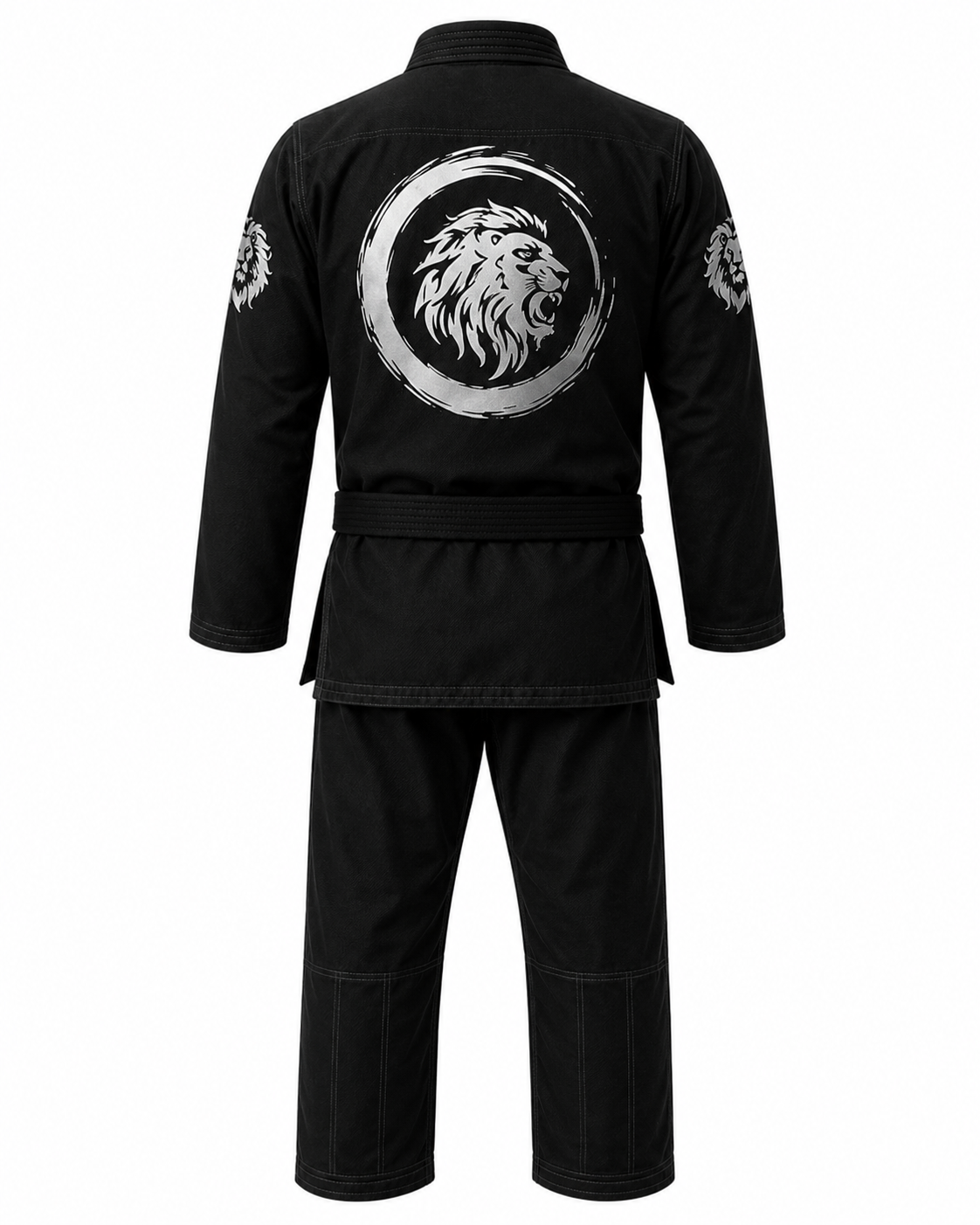 Bravo Empire Premium BJJ Gi – Jet Black &amp; Silver