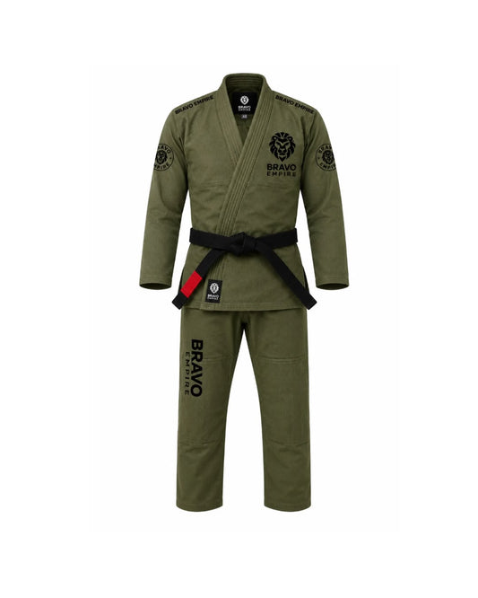 Bravo Empire Premium BJJ Gi – Olive Green