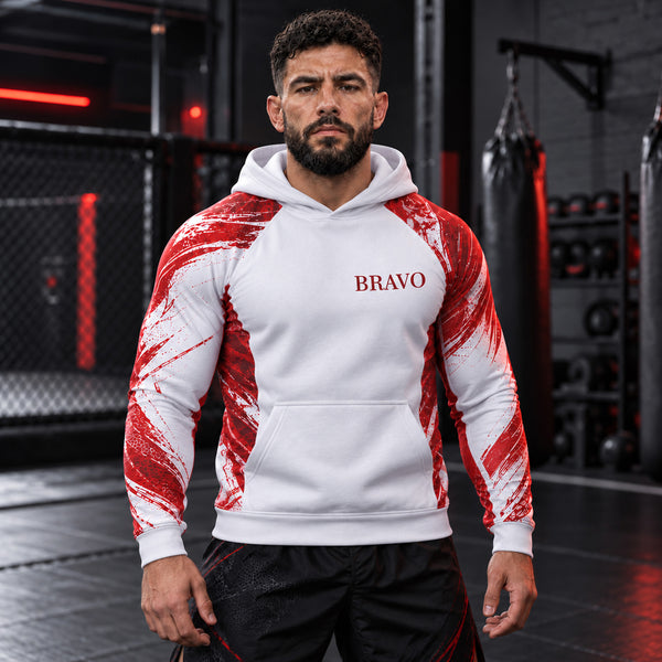 Bravo Men’s Red Strike Performance Pullover Hoodie