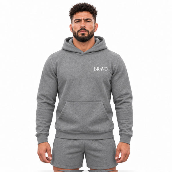 Bravo Men’s USA Borough Grey Pullover Hoodie